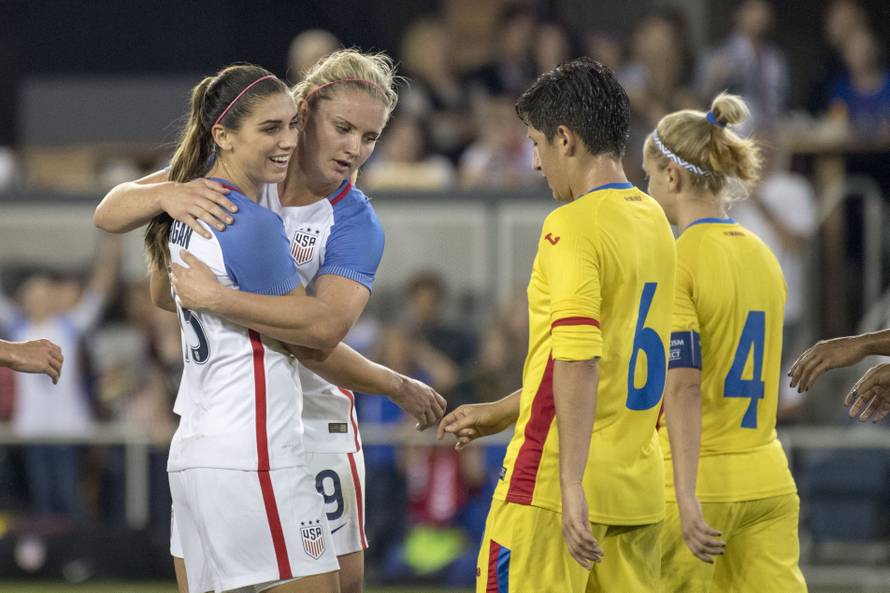 Soccer: International Friendly Women's Soccer-Romania at USA
