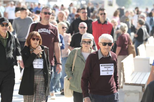 Omiš: Građani prosvjedovali zbog projekta obilaznice