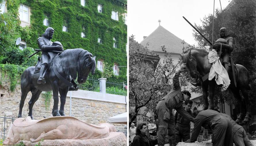 Vandal slomio koplje sv. Jurju kod Kamenitih vrata u Zagrebu