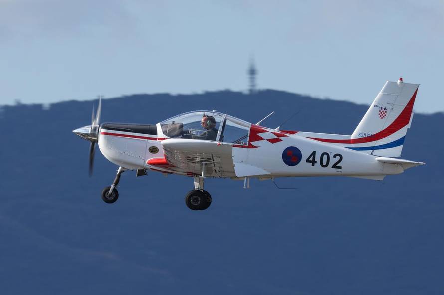 Zagreb: Generalna proba svečanog vojnog mimohoda - zračne snage 