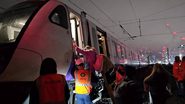 Passengers stranded for hours inside trains stuck on the Elizabeth Line after damaged overhead cables blocked railway lines in London