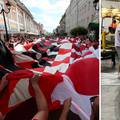 Najveća hrvatska zastava stigla je u Katar! Putovala avionom, na carini su je cijelu izvadili