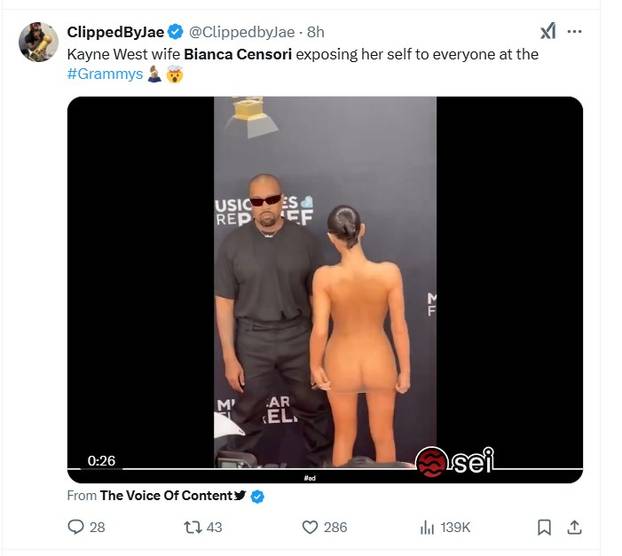 FOTO Golu Biancu izbacili su s Grammyja! Internet gori od memova, a ovo su najbolji...