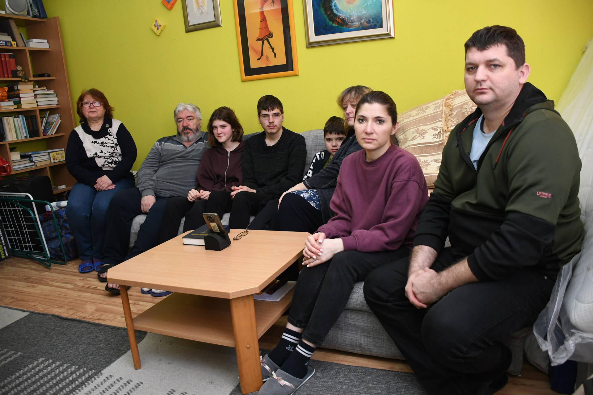 Osmeročlana obitelj iz Ukrajine na poziv prijatelja stigla je u Bjelovar