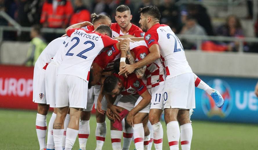 Trnava: Kvalifikacijska utakmica SlovaÄke i Hrvatske za Europsko prvenstvo