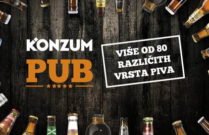 Konzum Pub za prave ljubitelje dobrog piva i odlične glazbe