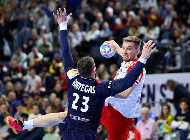 EHF 2024 Men's European Handball Championship - Main Round - France v Croatia