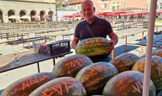 FOTO Jedini ima personalizirane lubenice: 'Kćer mi je dala ideju pa sad posao ide kao lud...'