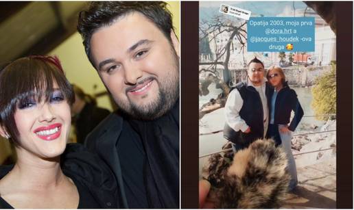 Ivana Kindl objavila fotku staru 19 godina, ovako su izgledali ona i Jacques Houdek na Dori