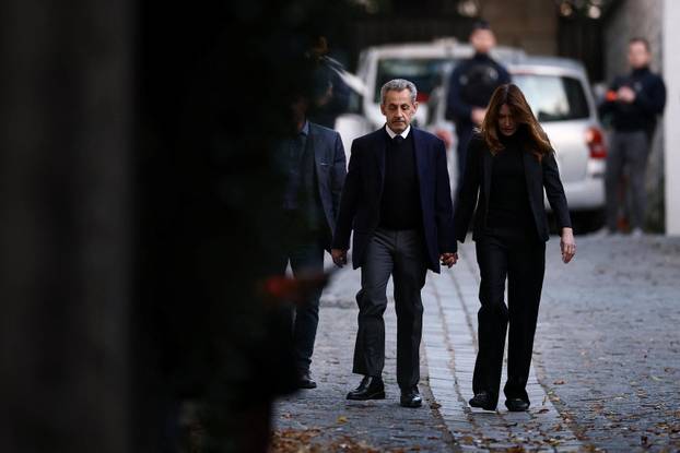 Former French President Sarkozy goes to jail to begin five-year sentence