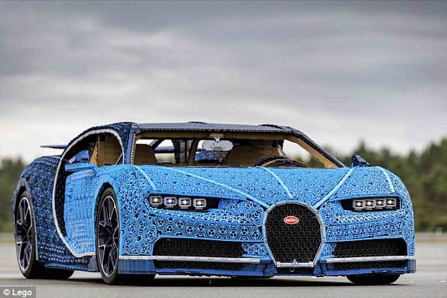 Cijeli Bugatti od Lego kockica! Može 'potegnuti' do - 19 km/h