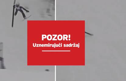 VIDEO Užasan pad slovenskog skijaša: Udario je glavom o tlo i 100 metara klizio po snijegu...