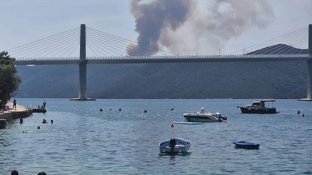 Veliki požar na Pelješcu: 'Bolje je nego što je bilo. Nema širenja vatre, ali i dalje moramo paziti'