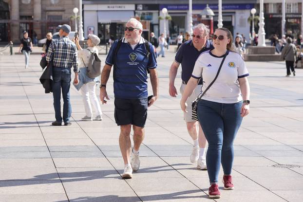 Zagreb: Škotski navijači stižu u grad