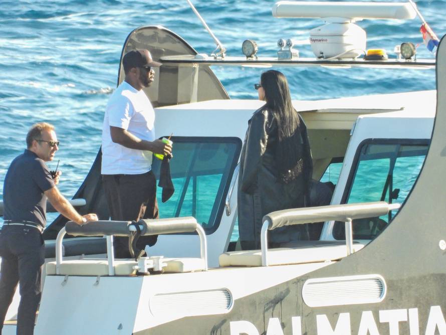 EKSKLUZIVNO: Američki raper Sean "Diddy" Combs u društvu Chris Rocka,  Woodyja Harrelsona i  Sache Barona Cohena