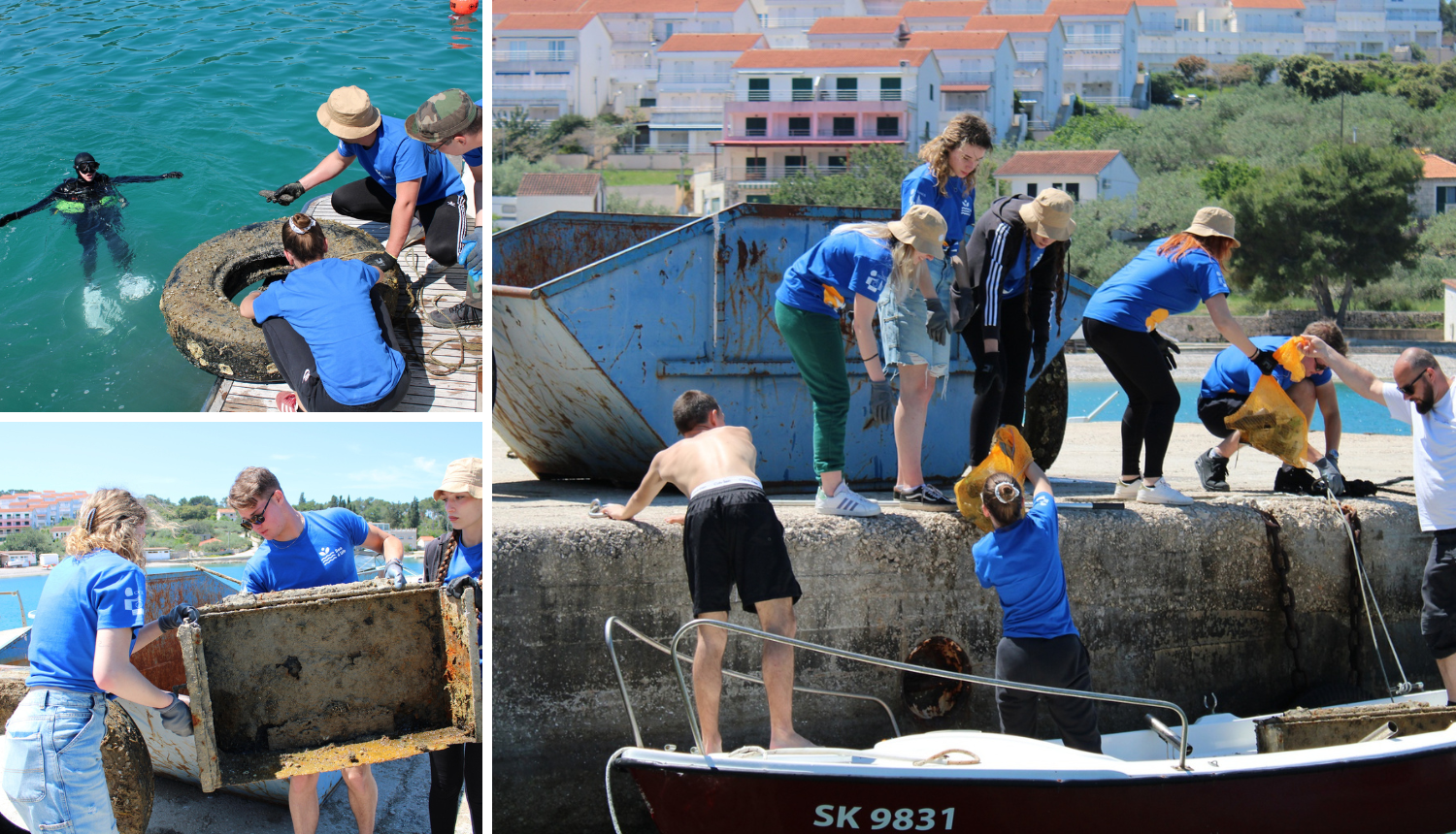 Ekoakcija na Šolti: Volonteri zasukali rukave pa očistili plažu i podmorje. 'Svi su tili dat ruke'