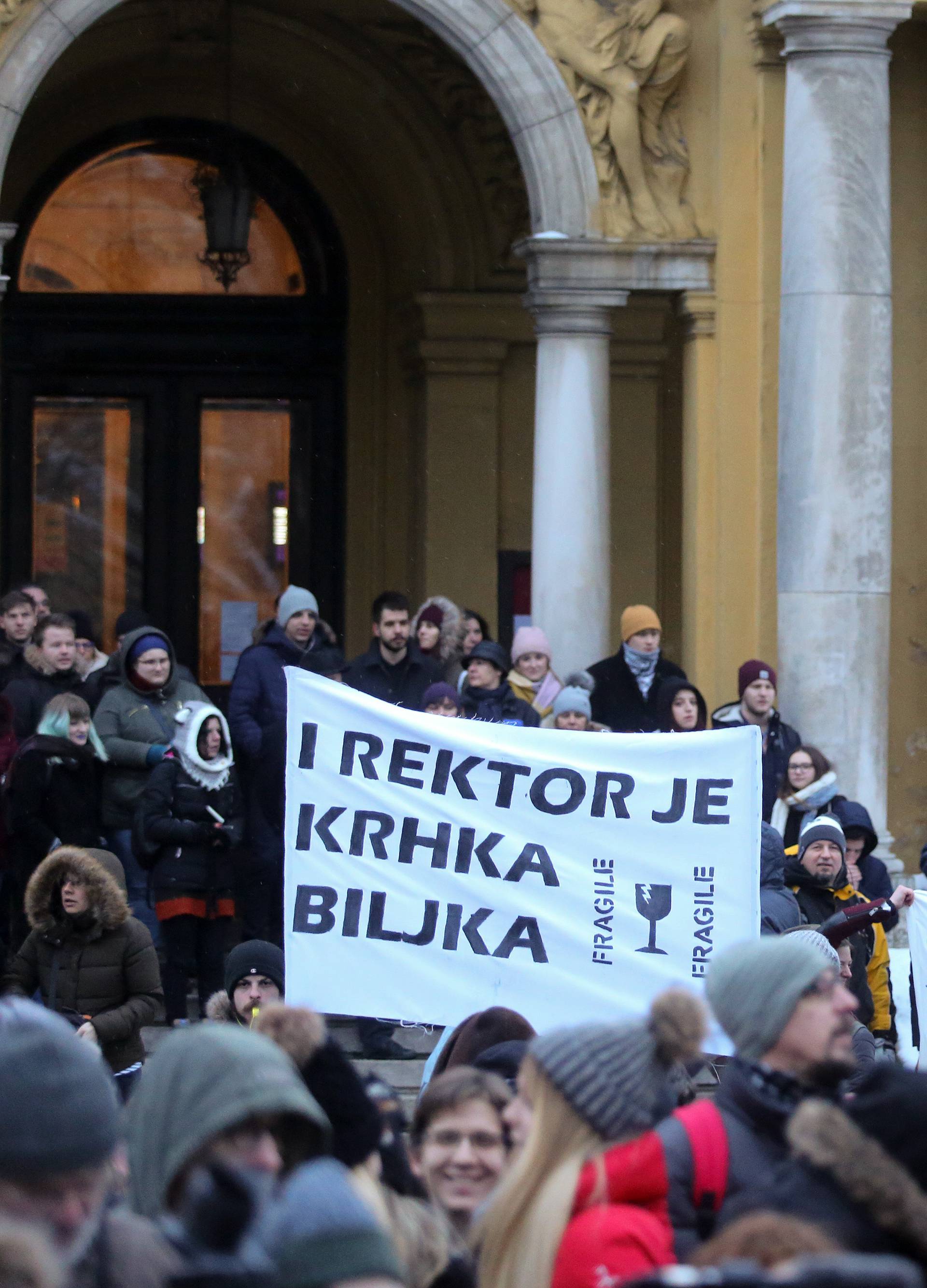 Studenti protiv Damira Borasa: Trebamo rektora koji će služiti