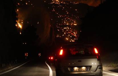 Lokalizirali požar kraj Omiša, izgorjelo je 10 ha borove šume