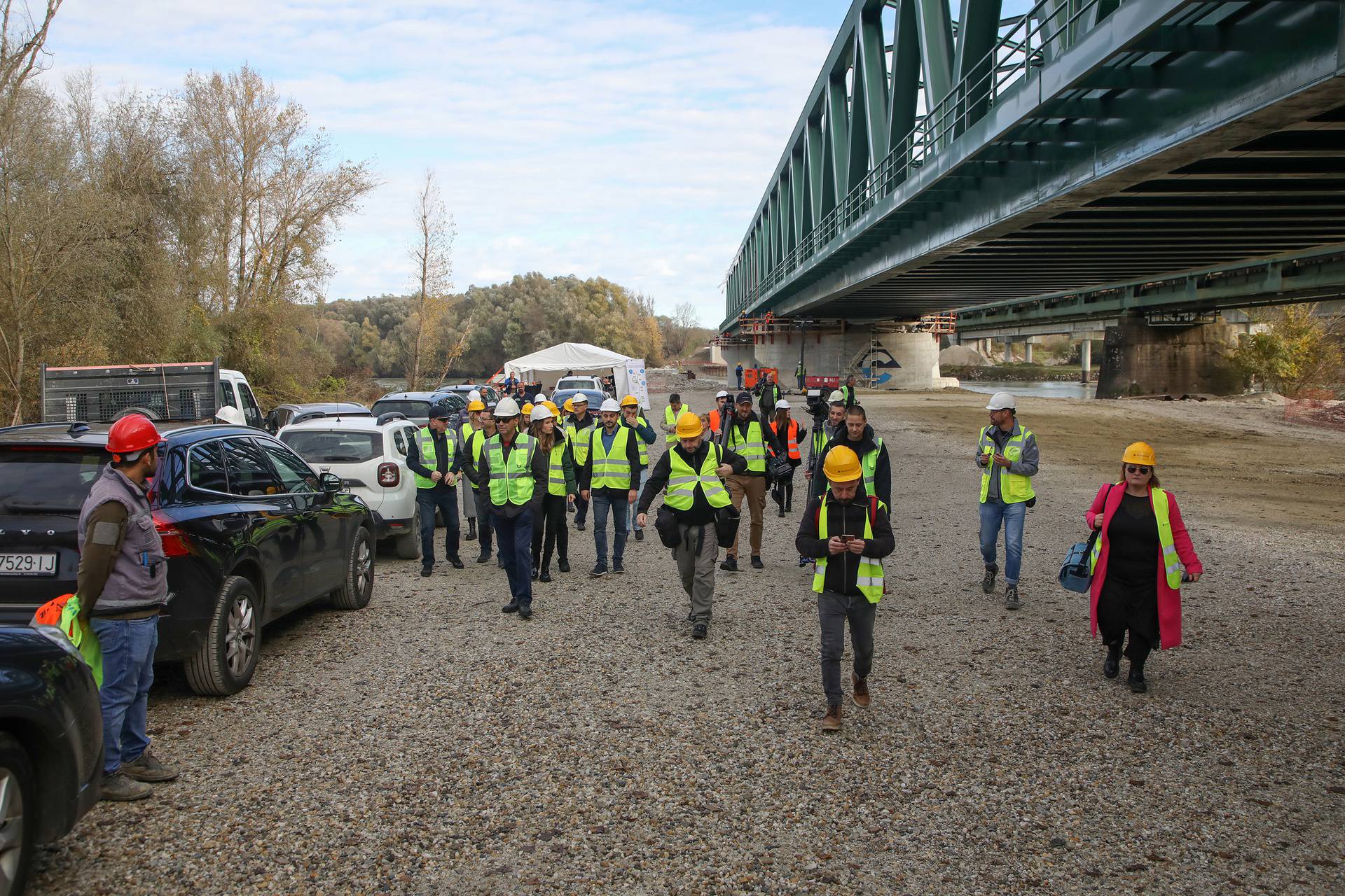 Pri kraju naguravanje novoga željezničkog mosta Drava u Botovu: Napreduje prema planu