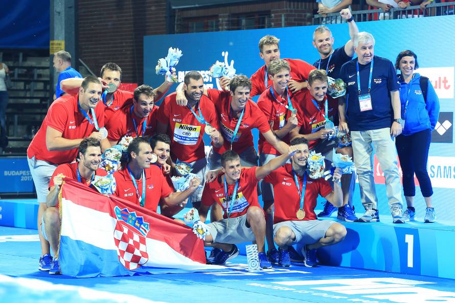 Budimpešta: Hrvatski vaterpolisti osvojili zlatnu medalju na Svjetskom prvenstvu