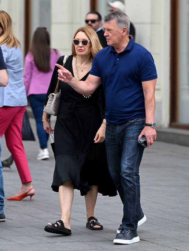 Zagreb: Ivan Turudić sa suprugom Tatjanom prošetao gradom