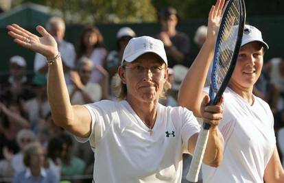 Martina Navratilova igra veteranski Roland Garros  