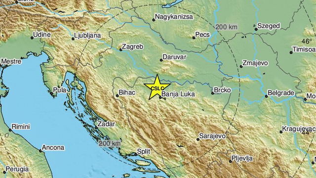 Potres kod Banje Luke, osjetio se i u Hrvatskoj: 'Zatreslo se...'