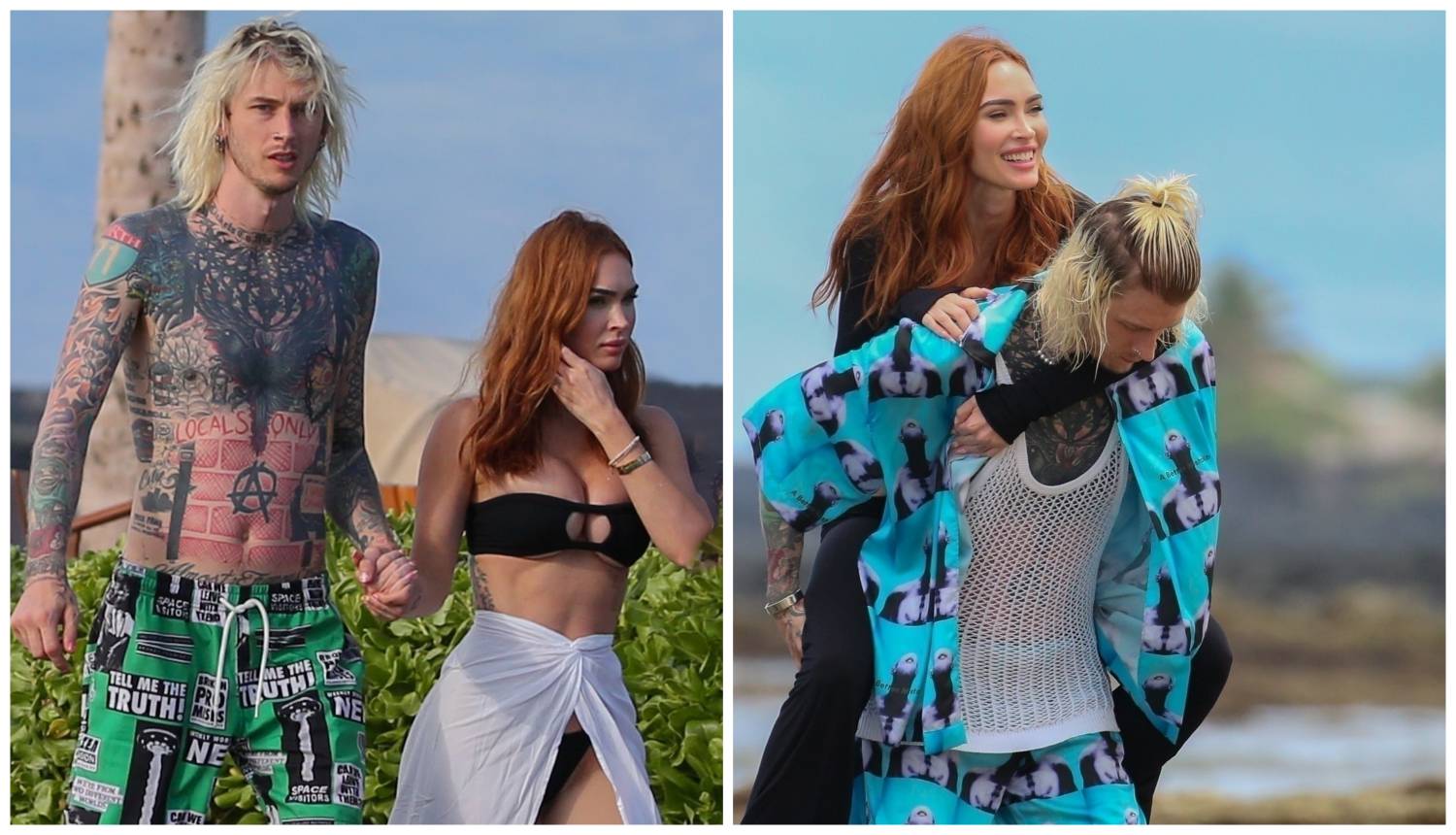 Megan Fox i Machine Gun Kelly ponovno su zajedno: Igrali se i izmijenjivali nježnosti na plaži