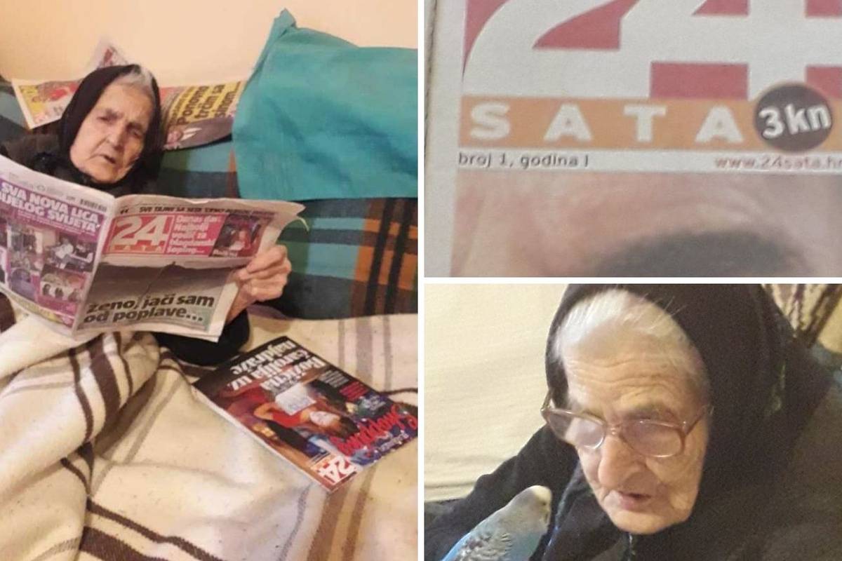 Zorka (94) obožava 24sata: 'Ne daj Bože da u kući nema novina'