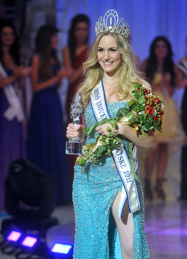ARHIVA - 2011. Zagreb: Natalija Prica, hrvatska Miss Universe 2011.