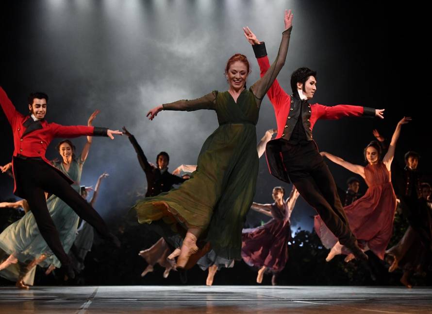 Zagreb: Generalna proba baletnog djela "Ponos i predrasude" uoči premijere u HNK