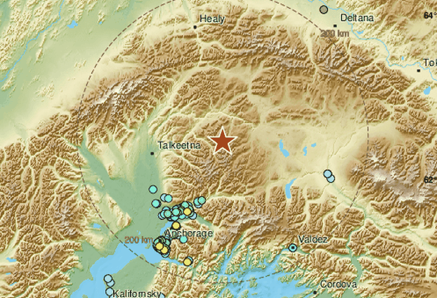 Potres u Središnjoj Aljasci