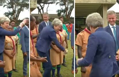 Britanska premijerka plesala u Africi, postala hit na internetu