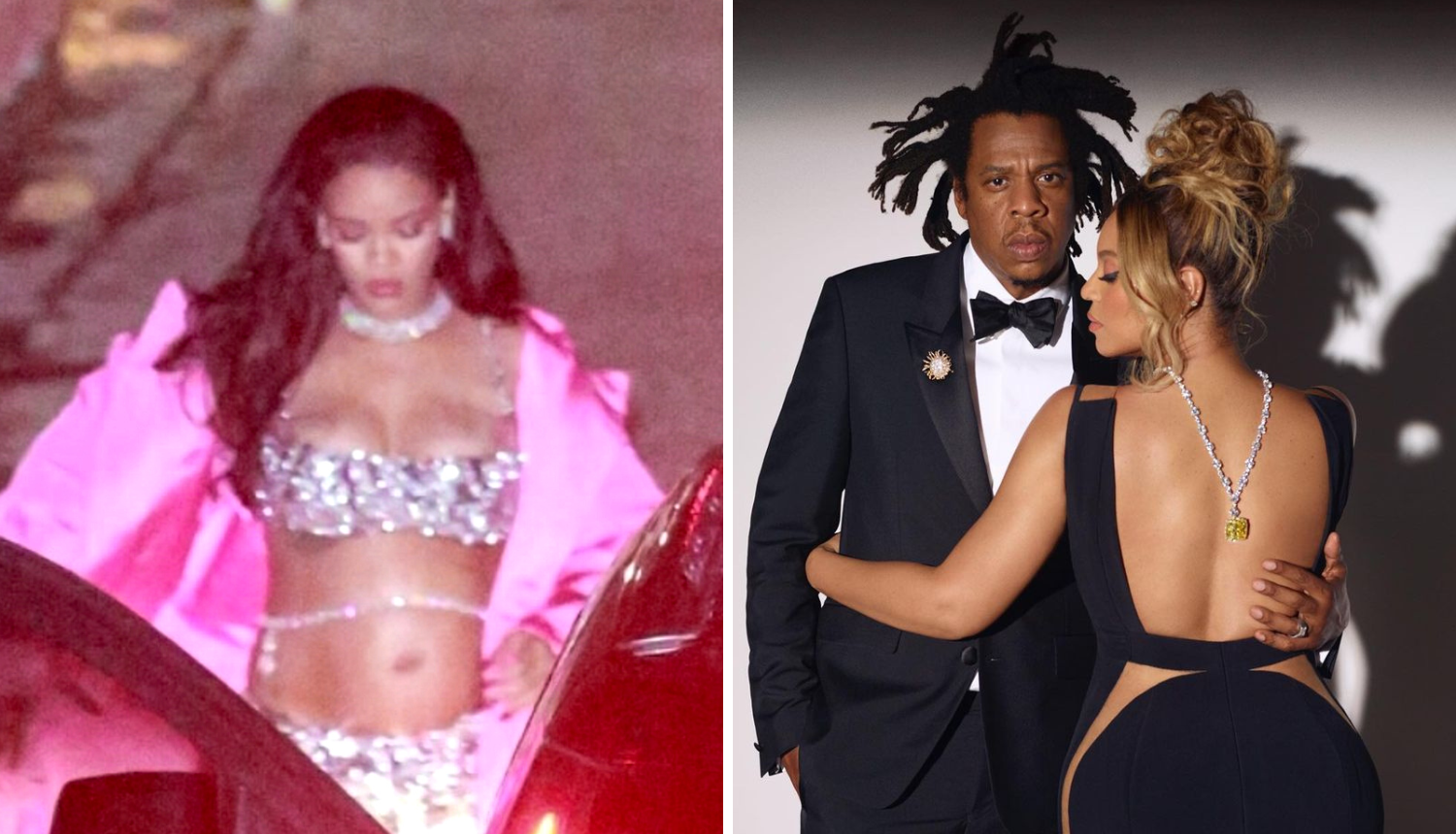 Rihanna slavila kod Beyonce i Jay-Z-ja: Oko trbuha je nosila lančić od oko 1,7 milijuna eura