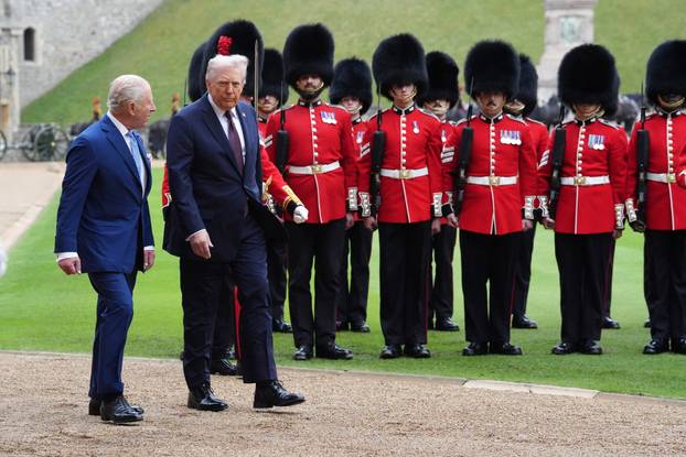 U.S. President Trump makes second state visit to Britain