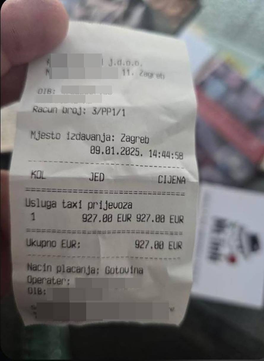 Širi se račun od 927 € za taksi u Zagrebu! Dobili smo i vozača i mušteriju: 'Kaj sad, nije mi žao'