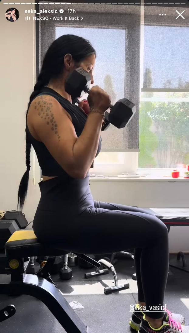 FOTO Seka Aleksić izgubila je 14 kilograma, evo kako trenira...
