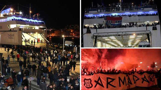 Armada večeras isplovljava za Split, policija na novim mukama