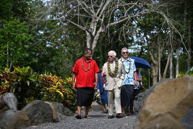Britain's King Charles and Queen Camilla visit Samoa