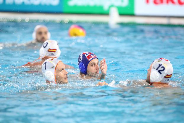 FINA Svjetsko prvesntvo u vaterpolu, polufinale, Španjolska - Hrvatska