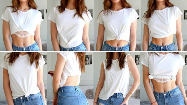 Modni trikovi: Top 10 načina kako nositi običnu bijelu majicu