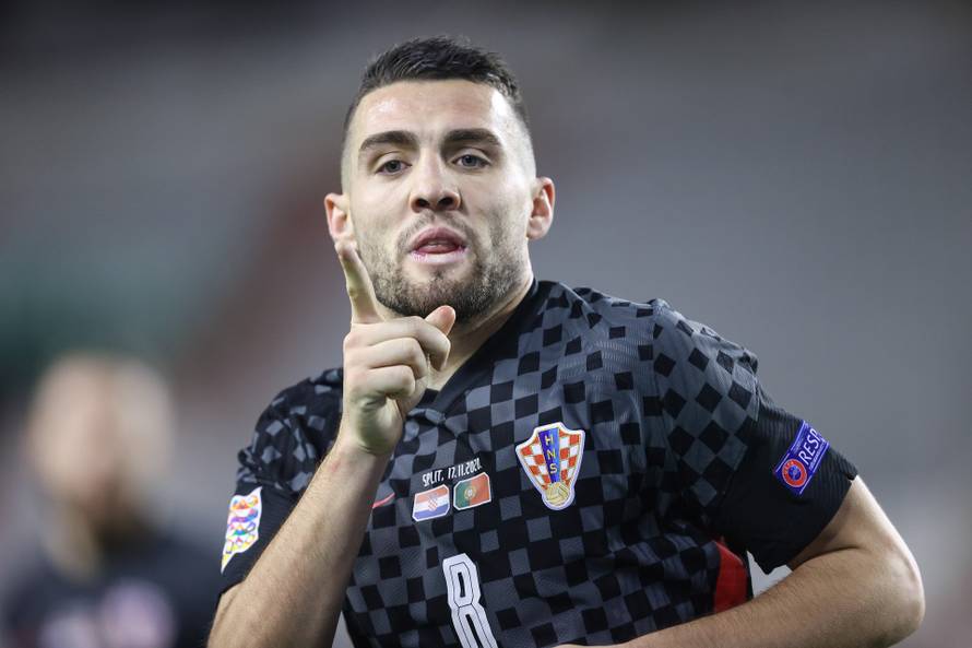 Split: Slavlje Matea Kovačića nakon postignutog pogotka za 2:2 protiv Portugala