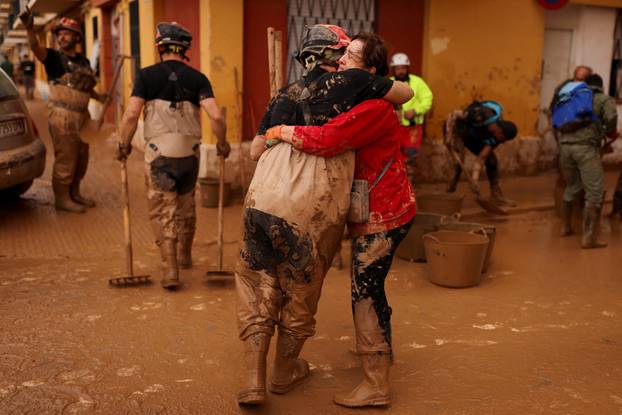 Aftermath of floods in Spain