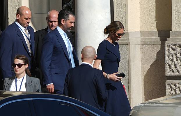 Donald Trump Jr. sa zaručnicom odlazi iz Banja Luke