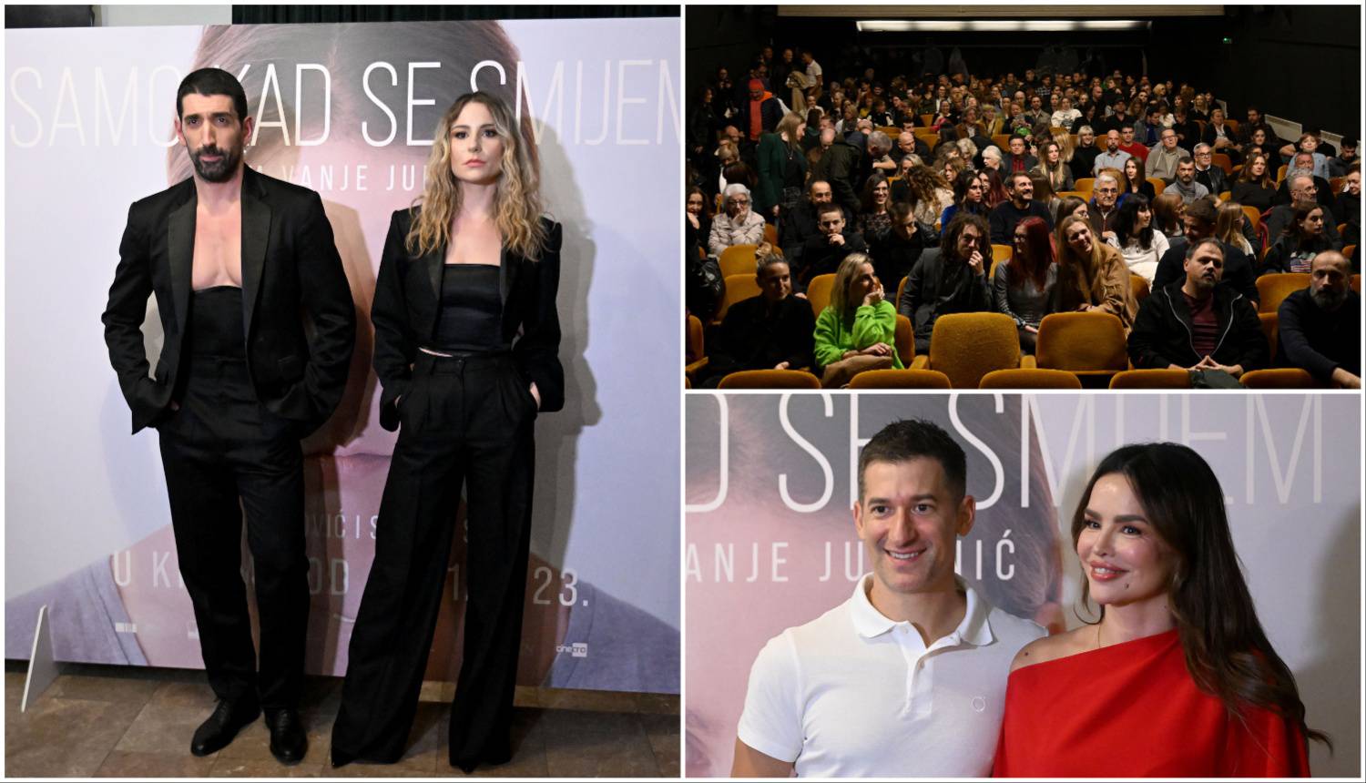 Svečana premijera filma 'Samo kad se smijem': Stigli Severina, Filip Miletić, Luka Nižetić i drugi