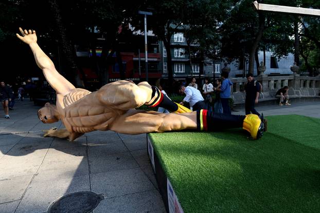 Attack on giant figures FIFA World Cup 2026