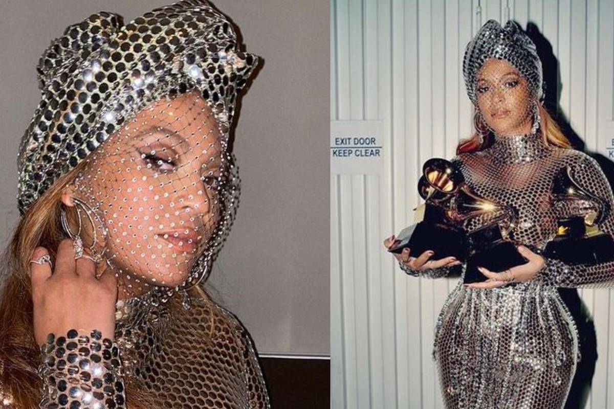 Poput morske sirene: Beyonce u oklopu od sjajne metalik mreže