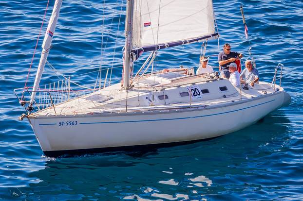Split:  Pogled sa Sustipana na start Mrduljske Regate