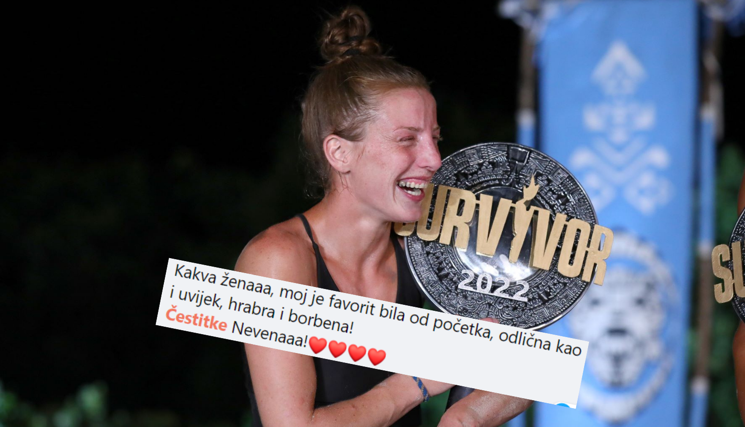 Nevena iz plavog tima odnijela pobjedu u 'Survivoru', publika zadovoljna: 'Kakva žena! Bravo'