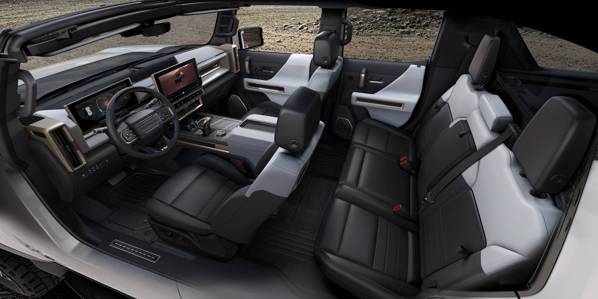 The 2022 GMC HUMMER EV’s design visually communicates extreme 